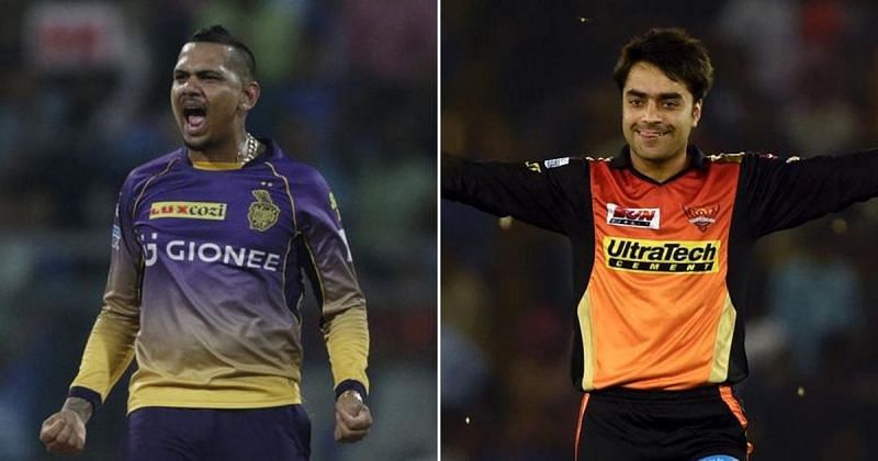 Sunil Narine and Rashid Khan